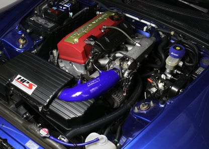 HPS Performance Products HPS Red Reinforced Silicone Post MAF Air Intake Hose Kit Honda 06-09 S2000 AP2 2.2L F22