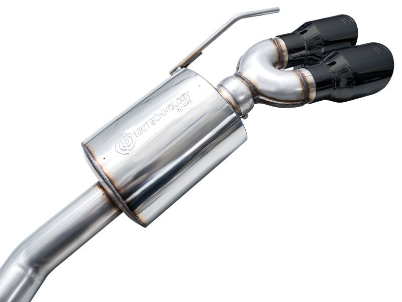 AWE Tuning 2020+ Ford Explorer ST Touring Edition Exhaust w/ Diamond Black Tips 3015-43625 3015-43625 Photo - out of package