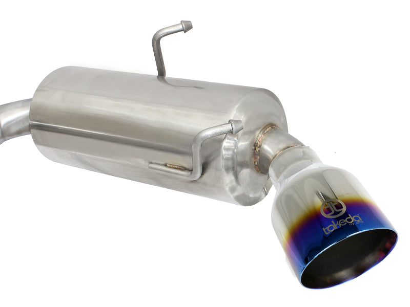 aFe Takeda Exhaust Axle-Back 13-15 Scion FRS / Subaru BRZ 304SS Blue Flame Dual Tips Exhaust 49-36023-L 49-36023-L Photo - Unmounted