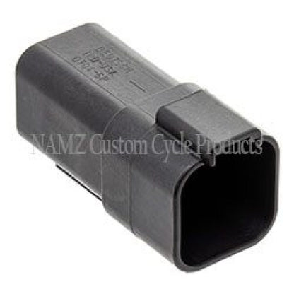 NAMZ Deutsch DT Series 6-Wire Receptacle & Wedgelock - Black (Repl. HD 72106-94BK) DR-6B DR-6B Photo - Primary
