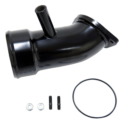 Wehrli 17-19 Chevrolet 6.6L L5P Duramax 3.5in Intake Horn w/PCV Port - Gloss Black WCF100721-GB WCF100721-GB Photo - Primary