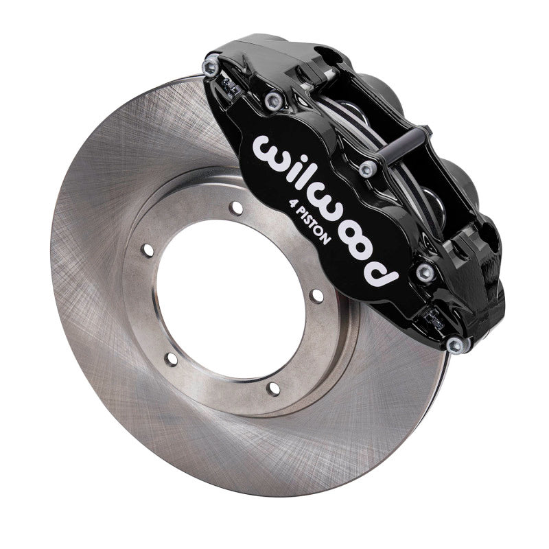 Wilwood 69-83 Porsche 911 Front Superlite Brake Kit 3.5in MT Plain Face - Black 140-16679