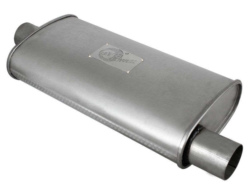aFe  POWER Scorpion Aluminized Steel Chambered Center-Offset Muffler 49M00002 Photo - Primary
