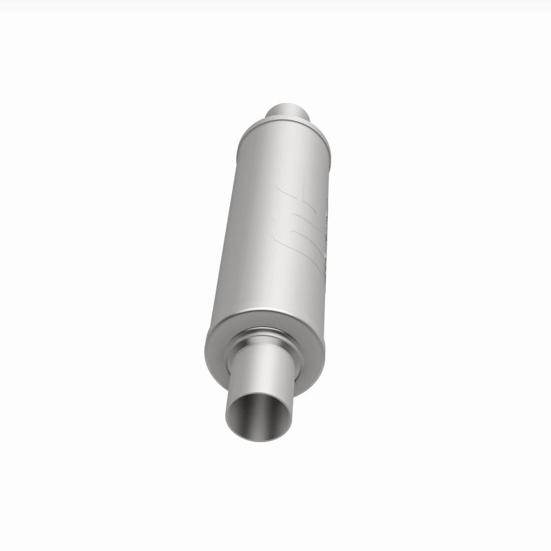 MagnaFlow 4" Round Center/Center Straight Through Performance Muffler 10414 360 Degree Image Set