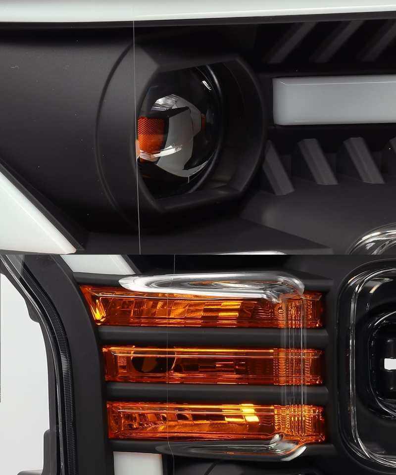 AlphaRex 15-17 Ford F-150 LUXX LED Projector Headlights Plank Style Black w/Activ Light/DRL 880167 880167 User 2