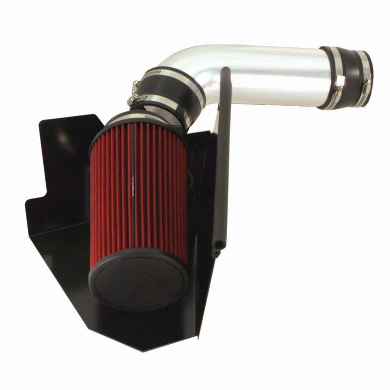 Spectre 96-00 GM Truck V8-5.0/5.7L F/I Air Intake Kit - Clear Anodized w/Red Filter 9903 9903 Photo - Primary