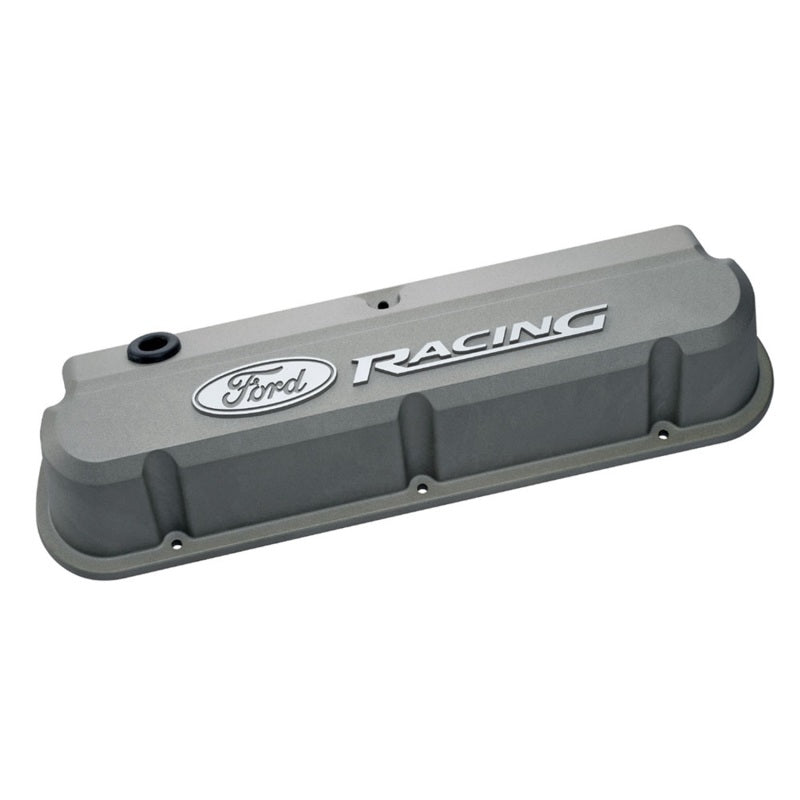 Ford Slant Edge Valve Cover Set w/Ford Racing Logo FRD302-137 302-137 Photo - Primary