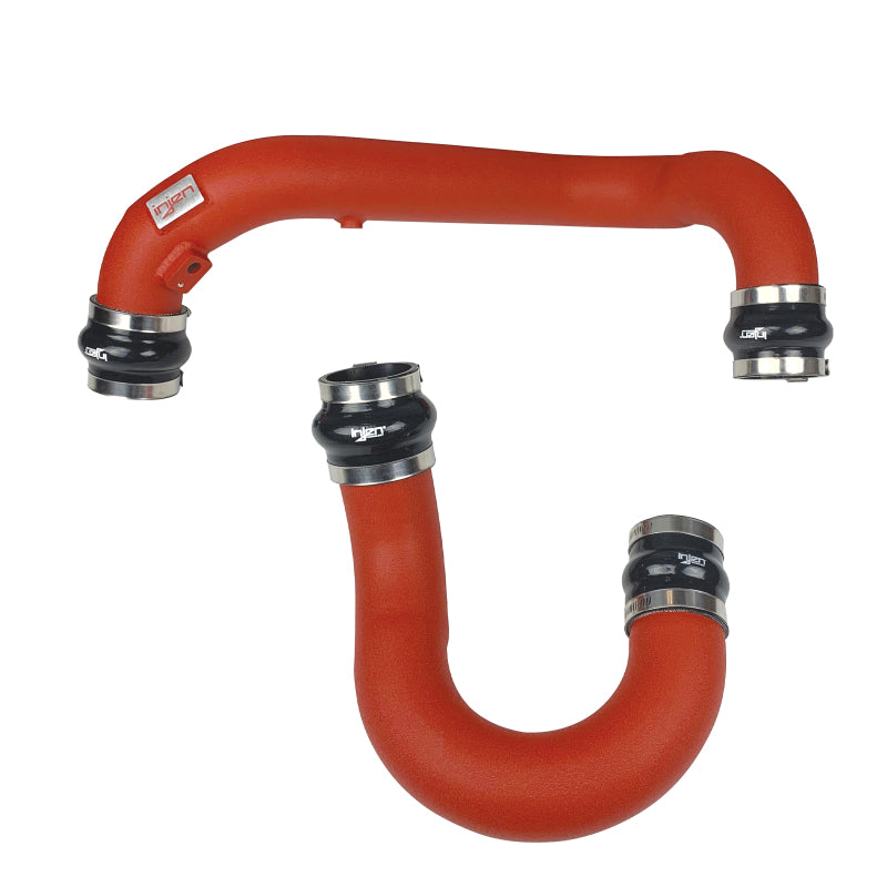 Injen 18-19 Audi S4/S5 (B9) V6 3.0L Turbo Wrinkle Red Intercooler Piping SES3082ICPWR SES3082ICPWR Photo - Primary