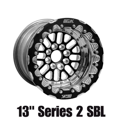 Belak Wheels Belak 13x10 / 5in BS / 4x100 BP / High Pad / Series 2 Wheel - Single Beadlock 13104100S25BS-SBL 13104100S25BS-SBL Photo - Primary