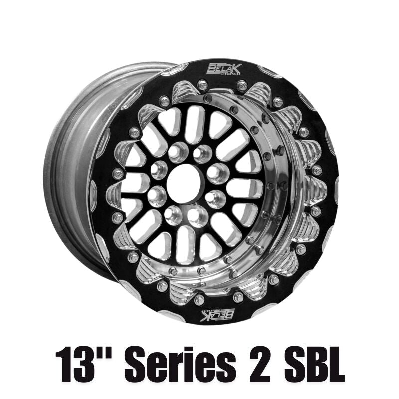 Belak Wheels Belak 13x9 / 5in BS / 4x100 BP / High Pad / Series 2 Wheel - Single Beadlock 13094100S25BS-SBL 13094100S25BS-SBL Photo - Primary