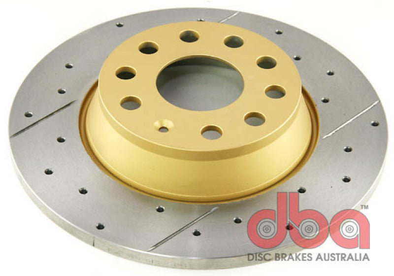 DBA 06-09 Volkswagen GTI Rear Drilled & Slotted Street Series Rotor 2807X 2807X Photo - Primary