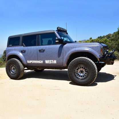 Westin 21-23 Ford Bronco 4dr (Excl. Sport) XTS Pinch Weld Covers - Tex. Blk 42-141955 42-141955 Photo - lifestyle view