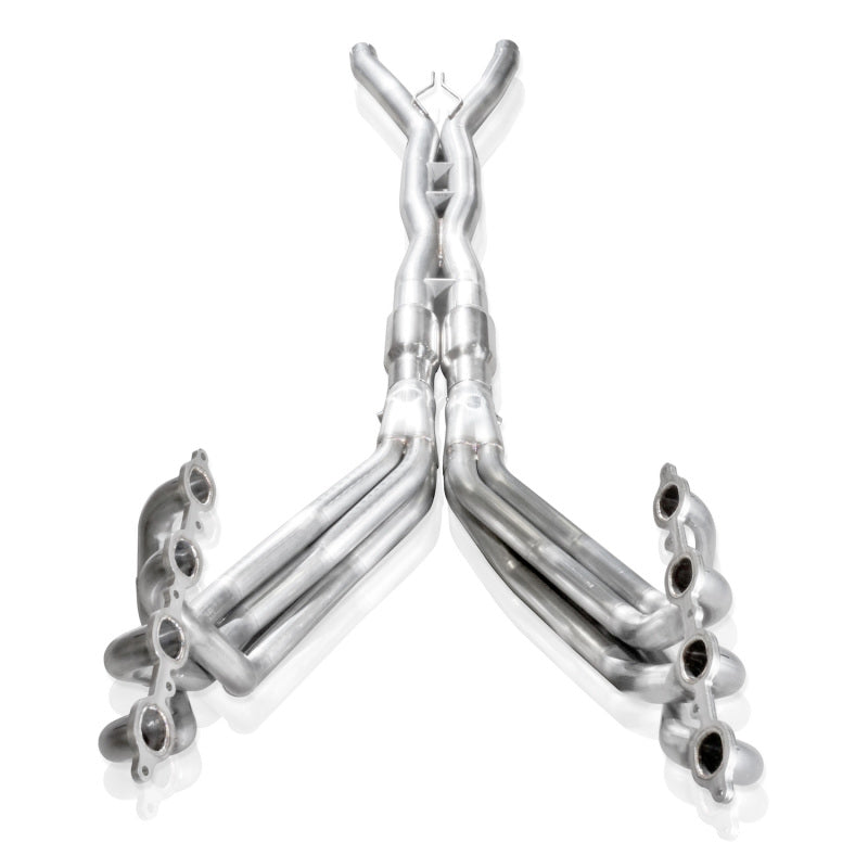 Stainless Works Corvette C7 2014+ Headers 1-7/8in Primaries 3in Collectors High-Flow Cats X-pipe C7188CAT C7188CAT Photo - out of package