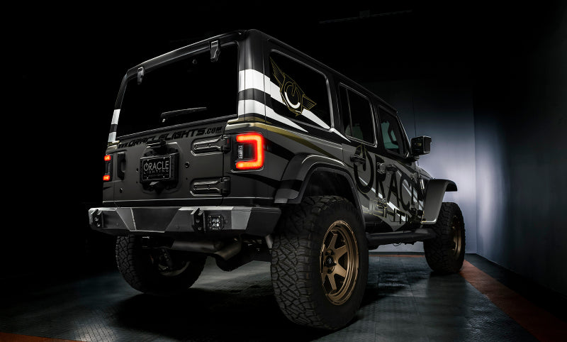 ORACLE Lighting Oracle 2018+ Jeep Wrangler Rubicon/Sport LED Flush Mount Tail Light - Tinted 5884-504-T 5884-504-T Photo - lifestyle view