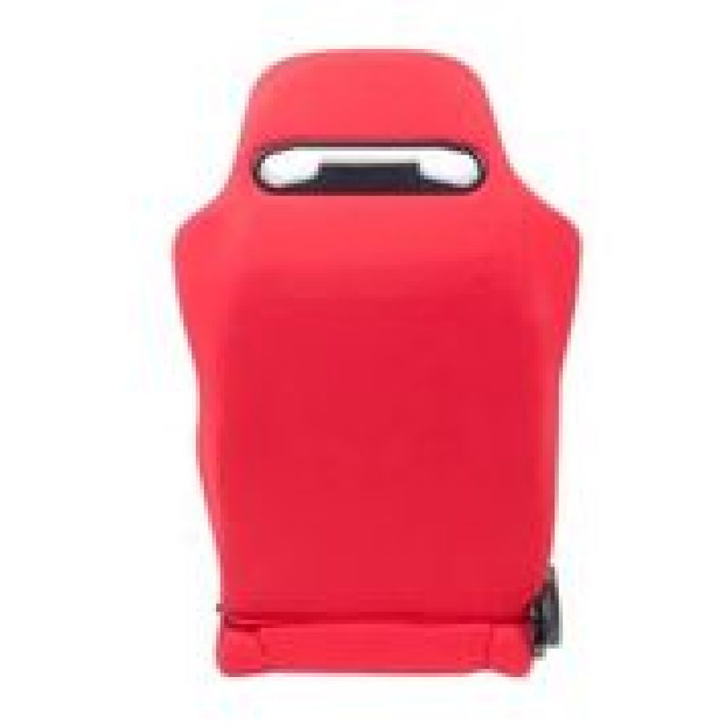 NRG Type-R Cloth Sport Seat Red w/ Red Stitch w/ logo RSC-210L/R User 1