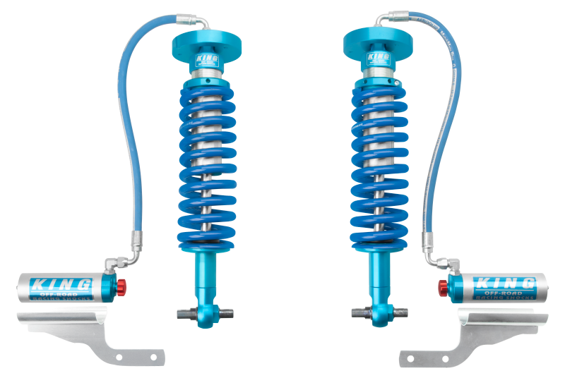 King Shocks 2015+ Ford F150 4WD Front 2.5 Dia Remote Reservoir Coilover w/Adjuster (Pair) 25001-367A 25001-367A Photo - Primary