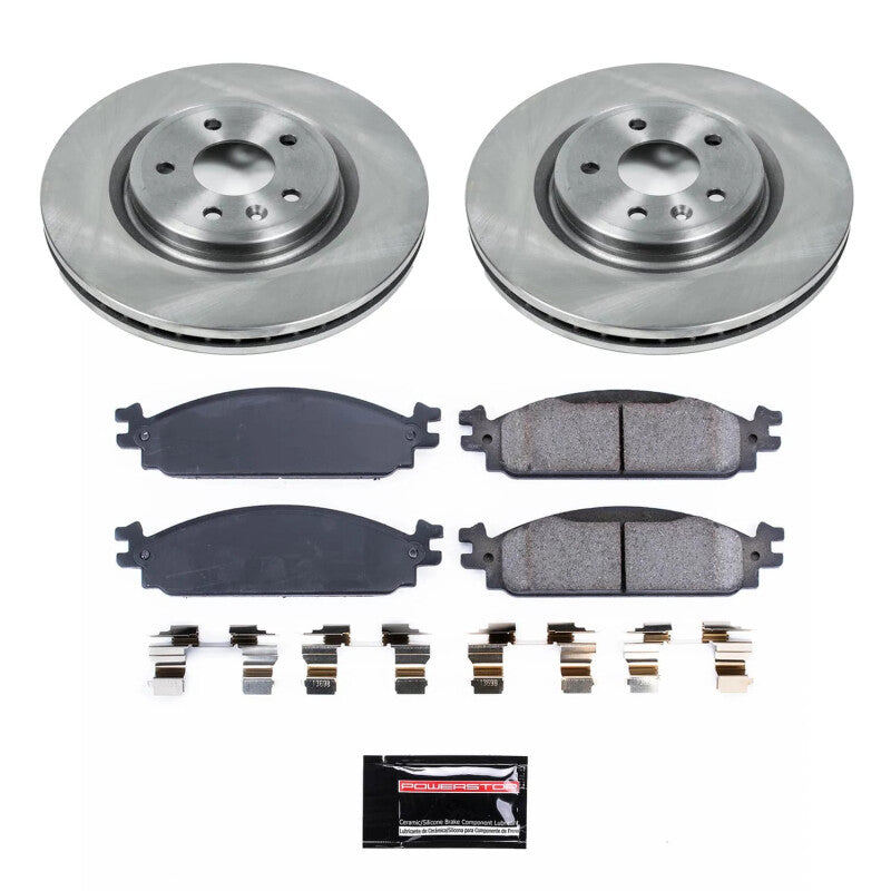 PowerStop Power Stop 2010 Lincoln MKT Front Semi-Coated Rotor Kit SC5509 SC5509 Photo - Primary