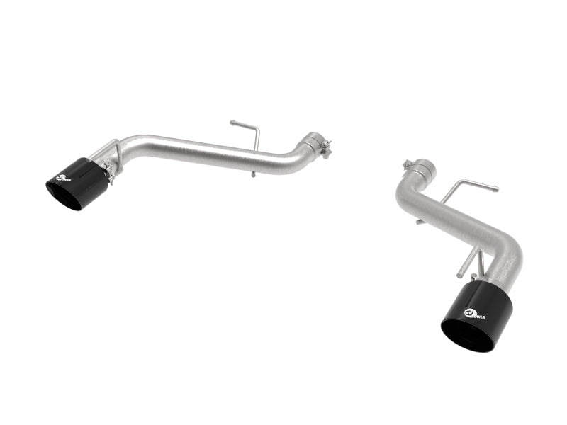 aFe POWER MACH Force-Xp 2.5in Axle-Back Exhaust System 16-20 Chevrolet Camaro SS V8 6.2L - Black 49-44118-B 49-44118-B Photo - Primary