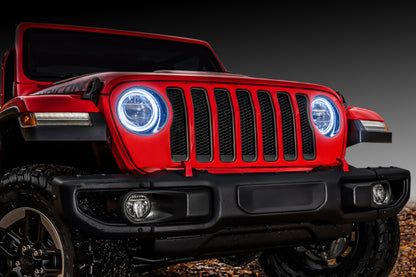 ORACLE Lighting Oracle Jeep Wrangler JL/Gladiator JT LED Surface Mount Headlight Halo Kit - White 1214-001 1214-001 Photo - Close Up