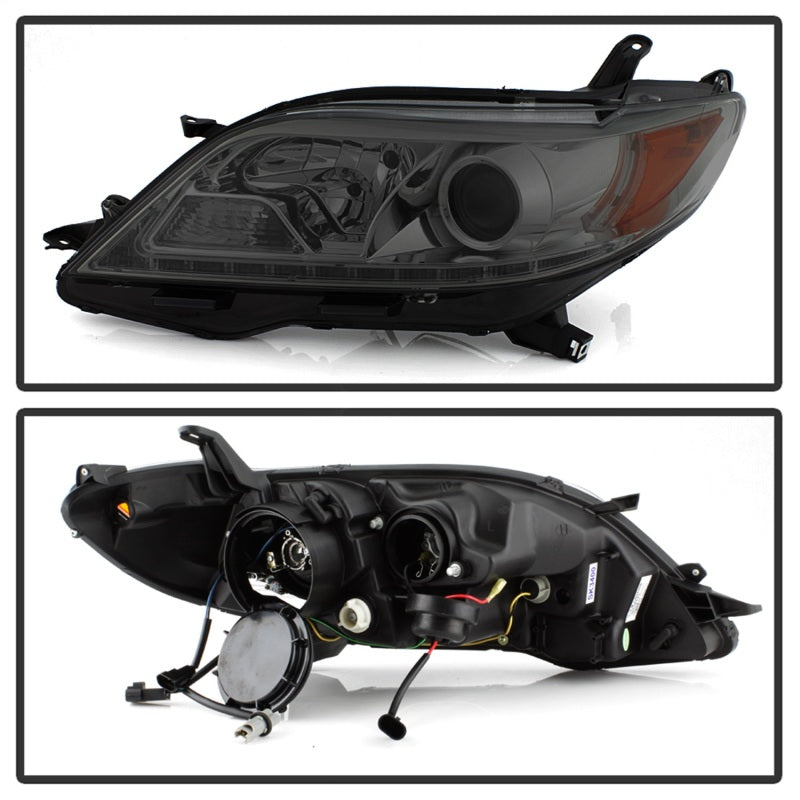 Spyder 11-14 Toyota Sienna Projector Headlights - DRL LED - Smoke PRO-YD-TSEN11-DRL-SM 5083999 5083999 Photo - Unmounted