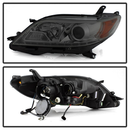 Spyder 11-14 Toyota Sienna Projector Headlights - DRL LED - Smoke PRO-YD-TSEN11-DRL-SM 5083999 5083999 Photo - Unmounted