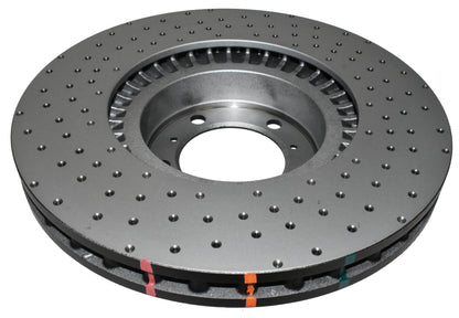 DBA 10-13 Porsche Panamera (Iron Rotor Excl GTS/Turbo/Turbo S) Front 4000 Series Cross Drilled Rotor 42592XD 42592XD Photo - out of package