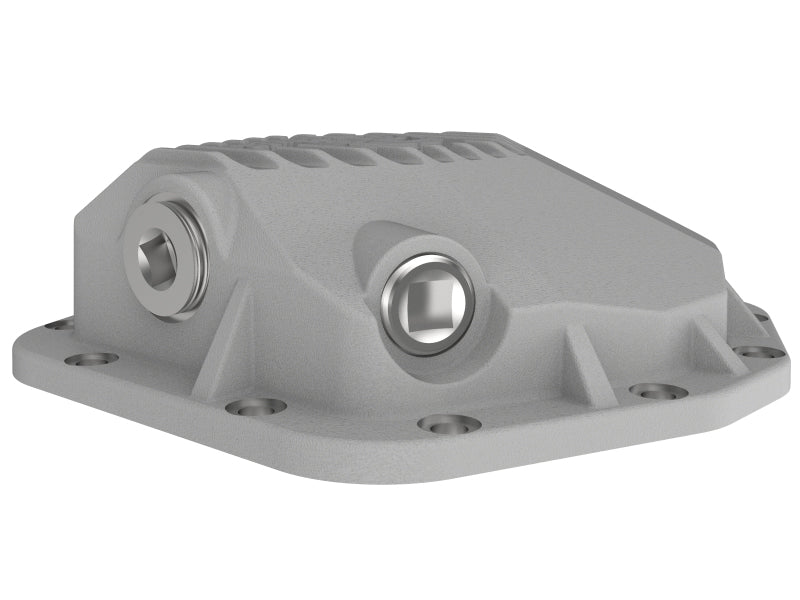 aFe Power Street Series Rear Differential Cover Raw w/Machined Fins 18-21 Jeep Wrangler JL Dana M200 46-71090A 46-71090A Photo - Unmounted