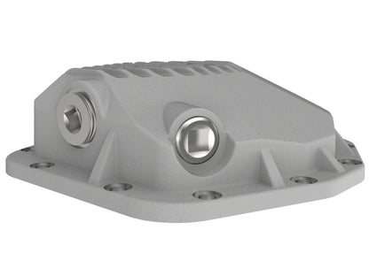 aFe Power Street Series Rear Differential Cover Raw w/Machined Fins 18-21 Jeep Wrangler JL Dana M200 46-71090A 46-71090A Photo - Unmounted