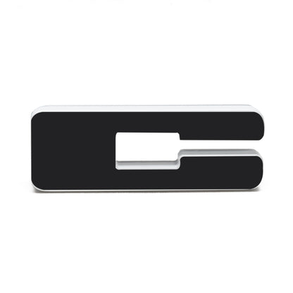 ORACLE Lighting Universal Illuminated LED Letter Badges - Matte Black Surface Finish - C 3141-C-005 3141-C-005 User 1