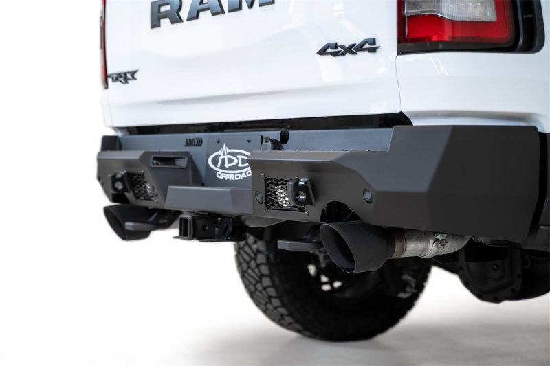 Addictive Desert Designs 2021 Dodge RAM 1500 TRX Stealth Fighter Rear Bumper - Hammer Black R620081280103 R620081280103 Photo - Mounted