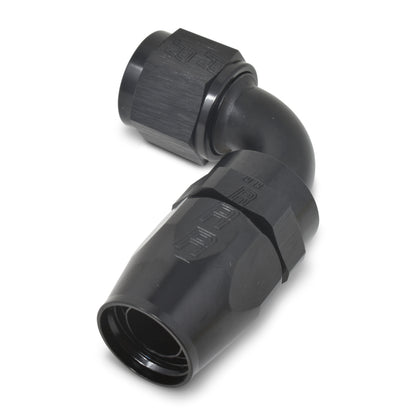 Russell Performance -12 AN Black 90 Degree Full Flow Hose End 610195 610195 Photo - out of package