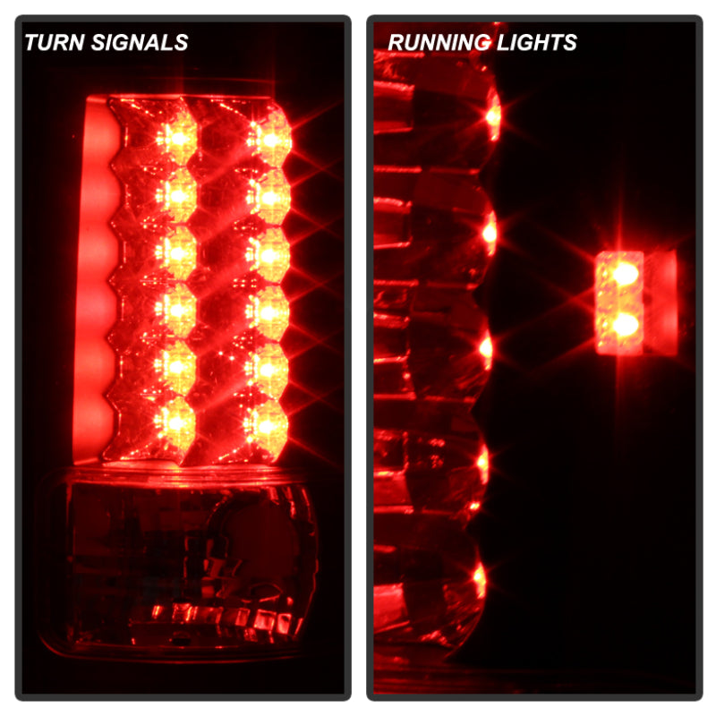 Spyder Ford F150 Styleside 04-08 (Not Fit Heritage & SVT)LED Tail Lights Black ALT-YD-FF15004-LED-BK 5003249 5003249 User 1