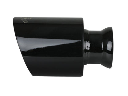 aFe MACH Force-XP 4-1/2in Black OE Replacement Exhaust Tips - 15-19 Dodge Charger/Hellcat 49C32068-B 49C32068-B Photo - Unmounted