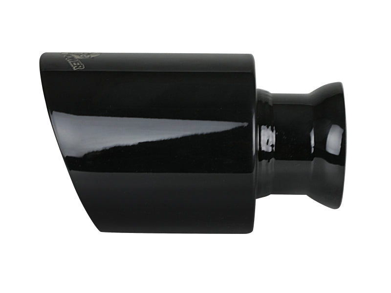 aFe MACH Force-XP 4-1/2in Black OE Replacement Exhaust Tips - 15-19 Dodge Charger/Hellcat 49C32068-B 49C32068-B Photo - Unmounted