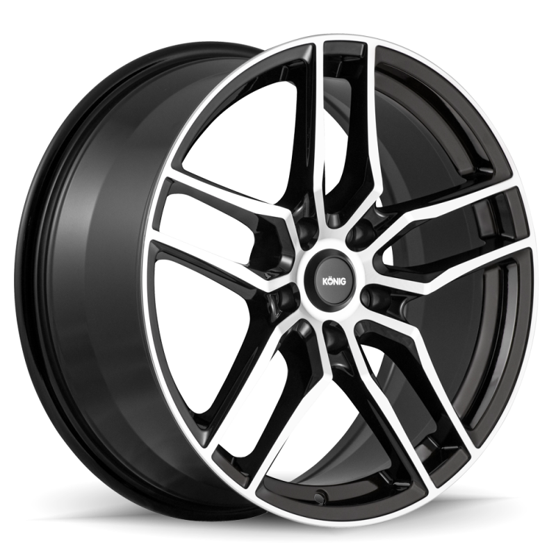Konig Intention Wheel Gloss Black / Machine Face 17x8 +45 5x114.3 IO87514455 Photo - Primary