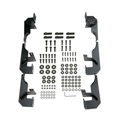 Westin 2007-2017 Jeep Wrangler Unlimited 4dr Platinum 4 Oval Nerf Step Bars - Black 21-3295 21-3295 Photo - Unmounted