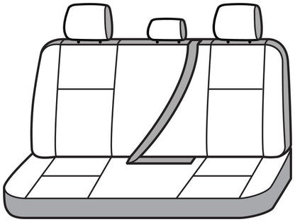 Covercraft 22-24 Ford Maverick Waterproof Polyester SeatSaver Custom Second Row Seat Covers - Grey SS7581WFGY SS7581WFGY Photo - out of package