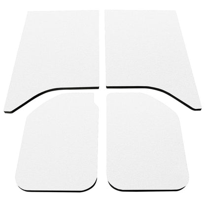 DEI 11-18 Jeep Wrangler JK 2-Door Boom Mat Headliner - 4 Piece - White 50142 50142 Photo - Primary