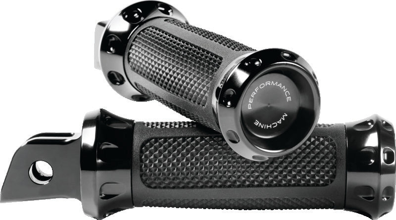 Performance Machine Footpegs Overdrive Rider - Black Ano 0035-1243M-B 0035-1243M-B Photo - Primary