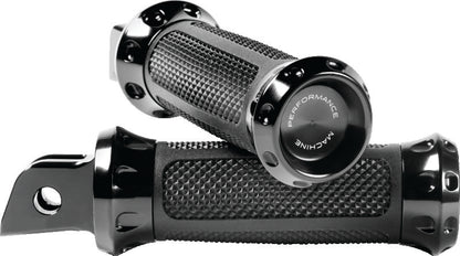 Performance Machine Footpegs Overdrive Rider - Black Ano 0035-1243M-B 0035-1243M-B Photo - Primary