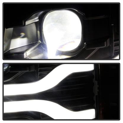Spyder Chevy Silverado 1500 07-13/2500HD/3500HD 07-14 LED Black PRO-YD-CS07V3PL-BK 5087614 5087614 Photo - Unmounted