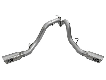 aFe  POWER 49-44080-P Large Bore-HD 409 SS DPF-Back Exhaust System 49-44080-P Photo - Unmounted