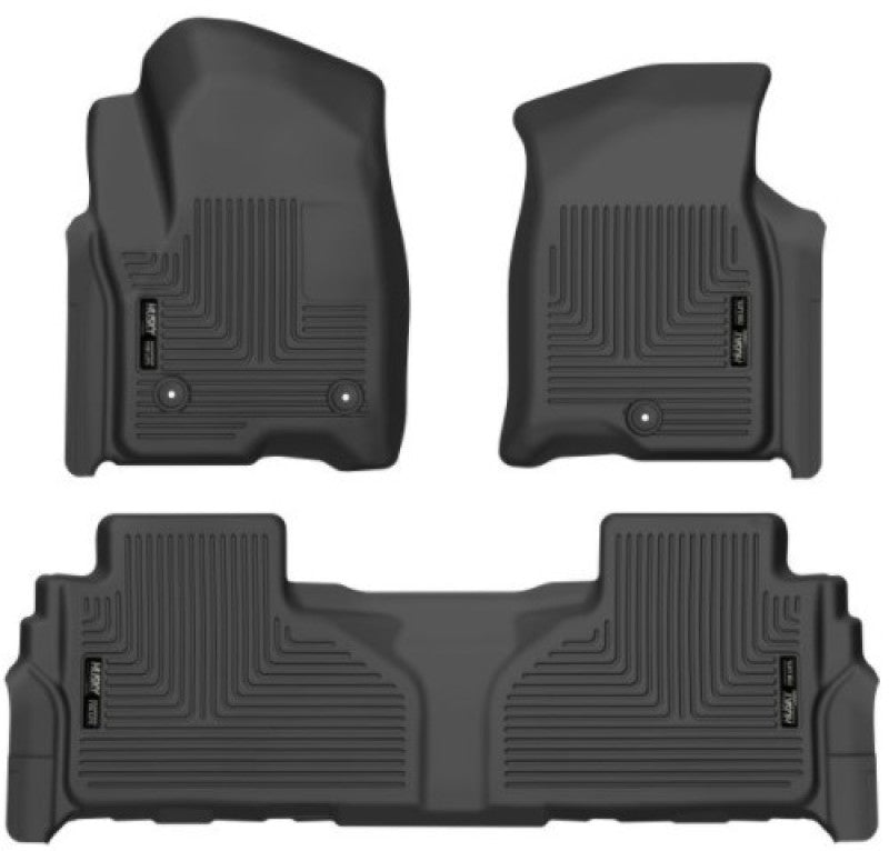 Husky Liners 2021 Suburban/Tahoe/Yukon/Yukon XL Weatherbeater Front & 2nd Seat Floor Liners - Black 99241 99241 User 1