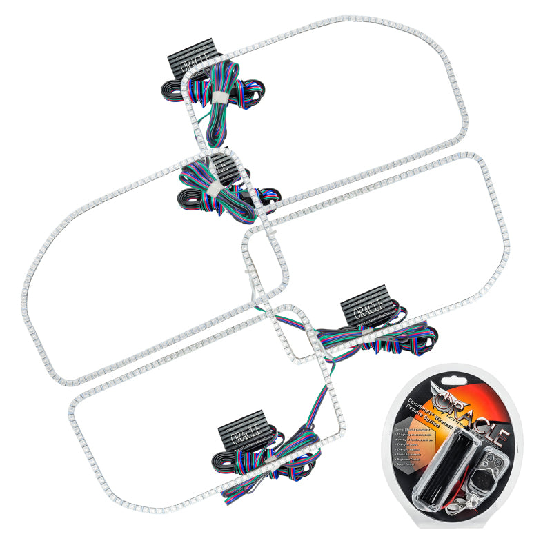 ORACLE Lighting Oracle Ford F250/350 11-16 Halo Kit (Square Ring Design) - ColorSHIFT 2383-330 2383-330 Photo - Primary