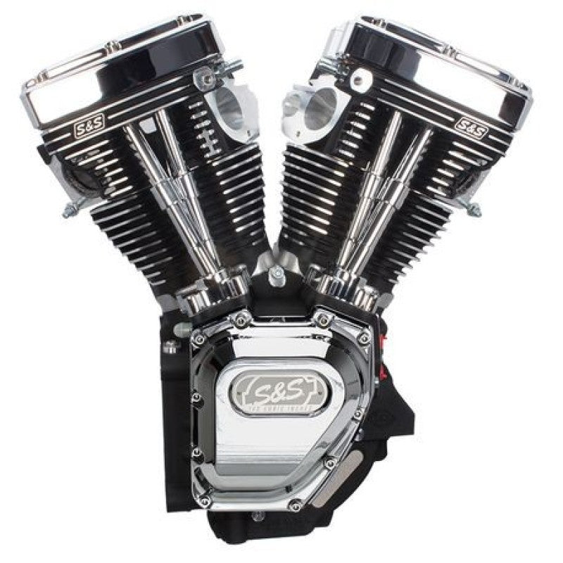 S&S Cycle 99-06 BT T134 Assembled Long Block Engine - Wrinkle Black 310-0737A 310-0737A User 1