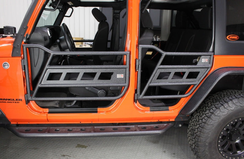 Fishbone Offroad 07-18 Jeep Wrangler JK 4 Door Front/Rear Tube Doors FB24022 FB24022 Photo - lifestyle view