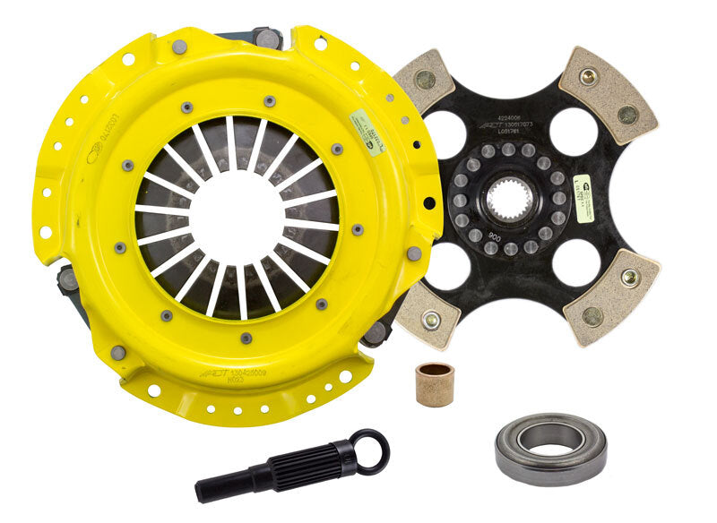 ACT 4-Puck Unsprung Clutch Kit 89-90 KA24E 95-98 KA24DE 240SX NX1-HDR4 Photo - Primary