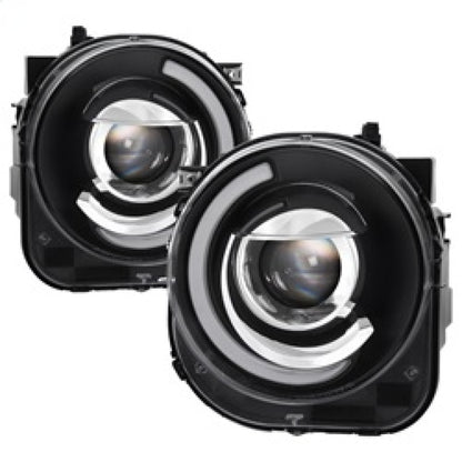 SPYDER xTune 15-17 Jeep Renegade Light Bar DRL Projector Headlights -Black (PRO-JH-JREN-LBDRL-BK) 9039720 9039720 Photo - Primary