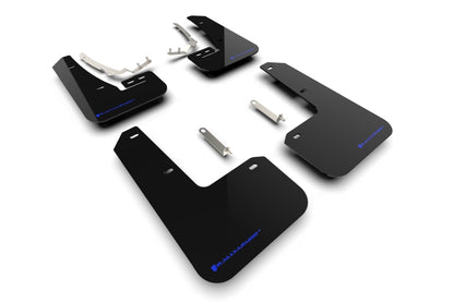 Rally Armor 2022 MK8 Volkswagen Golf GTI/R Black UR Mud Flap w/ Blue Logo MF80-UR-BLK/BL MF80-UR-BLK/BL Photo - Primary