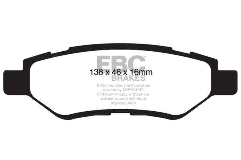 EBC Disc Brake Pad Set UD1337 Photo - Primary